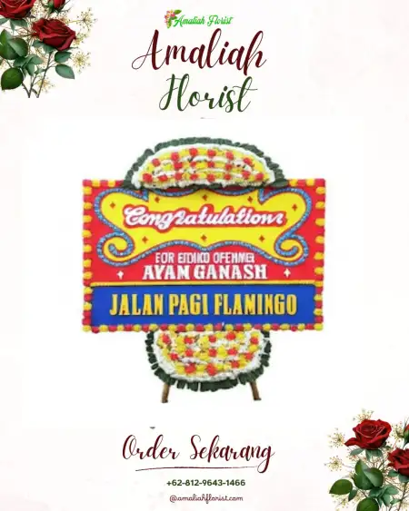 Sewa Papan Bunga Tumpak Pelem